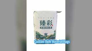 Custom Paper Valve Bags For Bulk Material