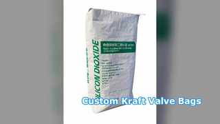 Strong Kraft Valve Bags Custom Orders
