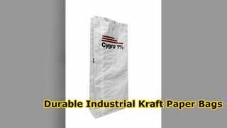 Durable Industrial Open Mouth Kraft Paper Bags