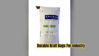 Durable Kraft Paper Valve Bags for Industrial Packaging