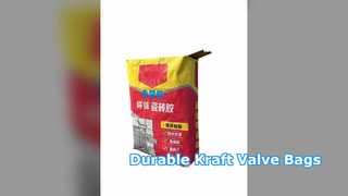 Sacchetti con valvola in carta kraft industriale per un imballaggio efficiente