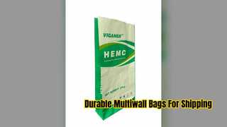 Durable Sewn Multiwall Paper Bags for Industrial Packaging