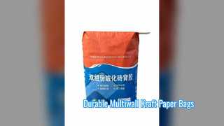 Durable Multiwall Kraft Paper Bags for Industrial Packaging