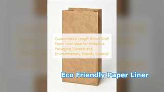 Durable Kraft Paper Liner Eco Friendly Packaging