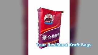 Durable Kraft Paper Bags Strong Tear Resistance